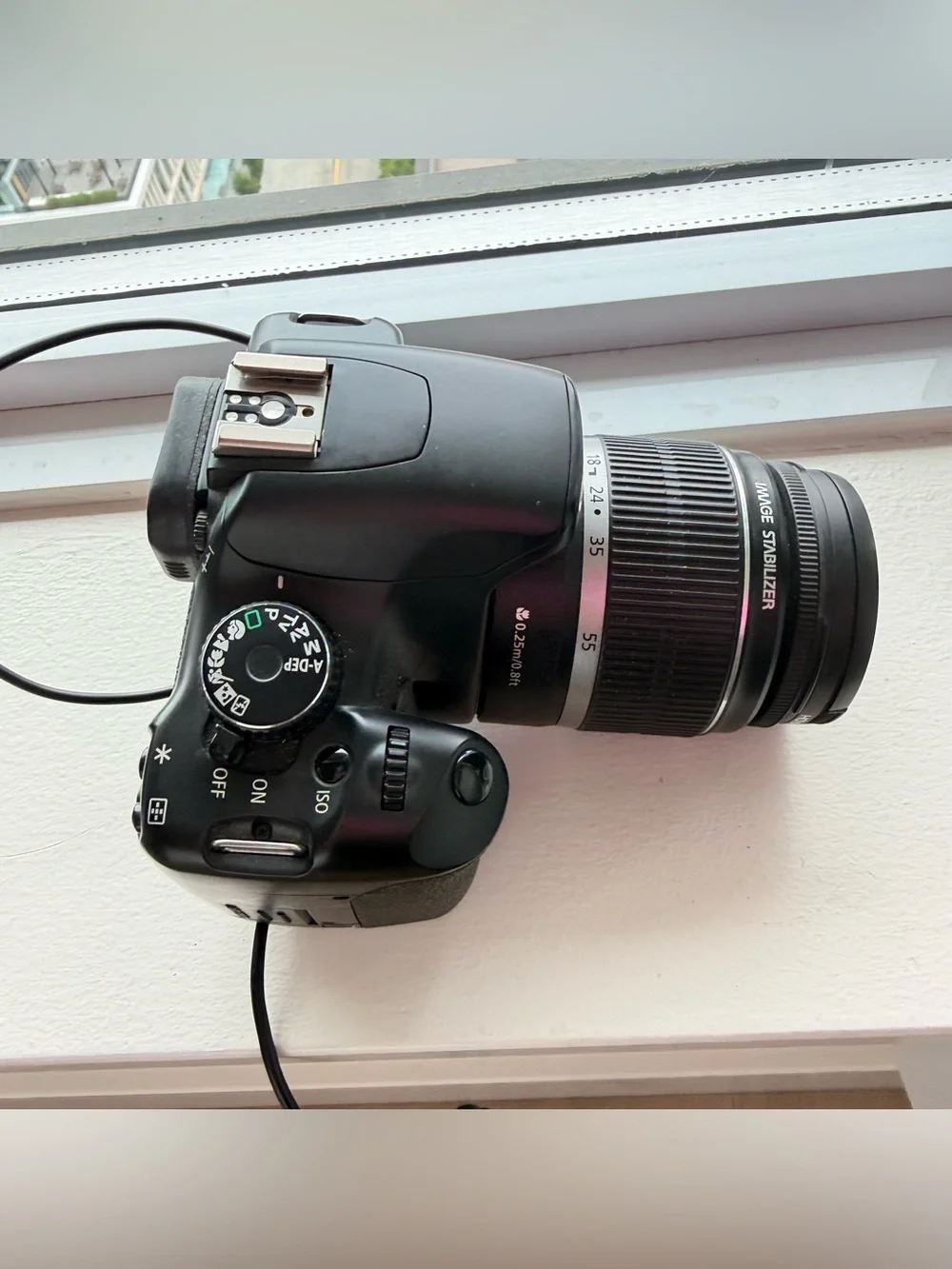 Canon EOS Rebel XSi Black DSLR Camera cords and new batteries Exc condition